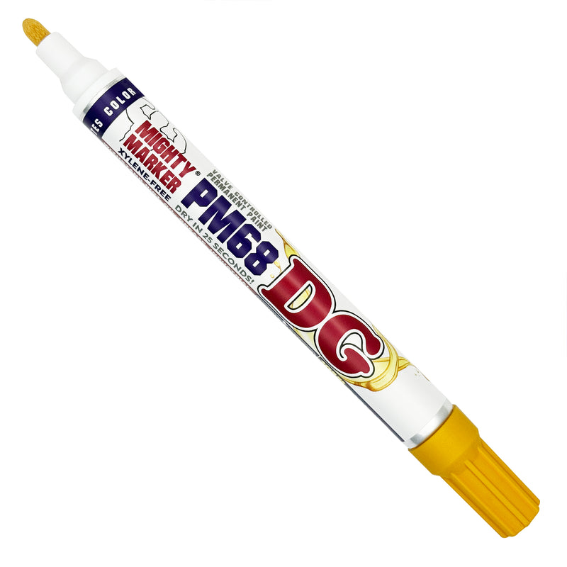 PM-68 Yellow Mighty Marker DG on a white background