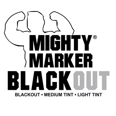 Mighty Marker® Blackout Window Tint