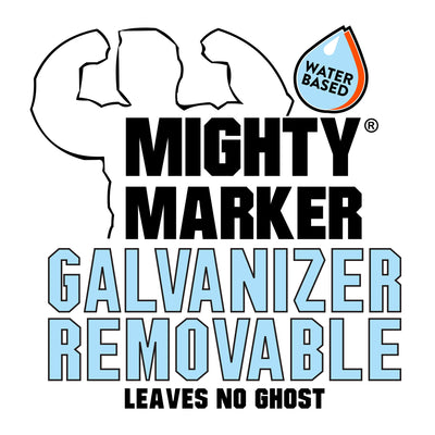 Mighty Marker® Galvanizer Removable Water Based