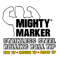 Mighty Marker® Stainless Steel Rolling Ball Tip
