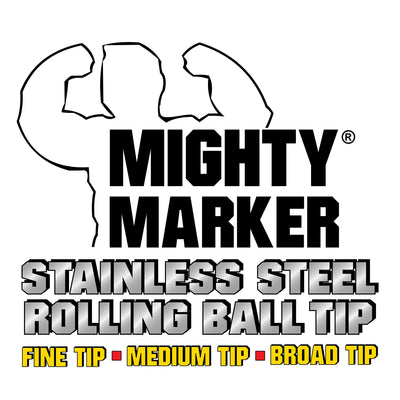Mighty Marker® Stainless Steel Rolling Ball Tip