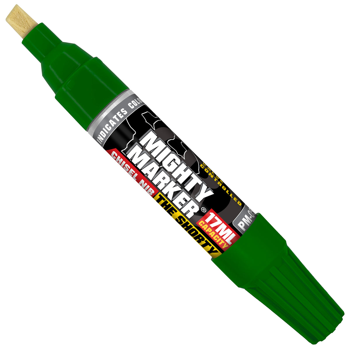 PM-05 Green Mighty Marker with visible branding on a white background