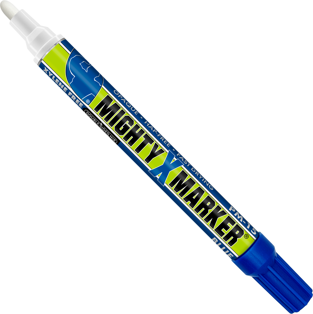 PM-15 Blue Mighty X Marker on a white background