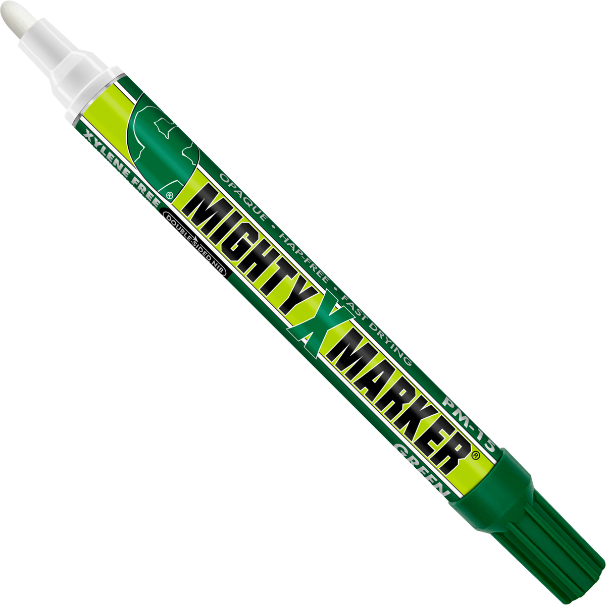 PM-15 Green Mighty Marker on a white background