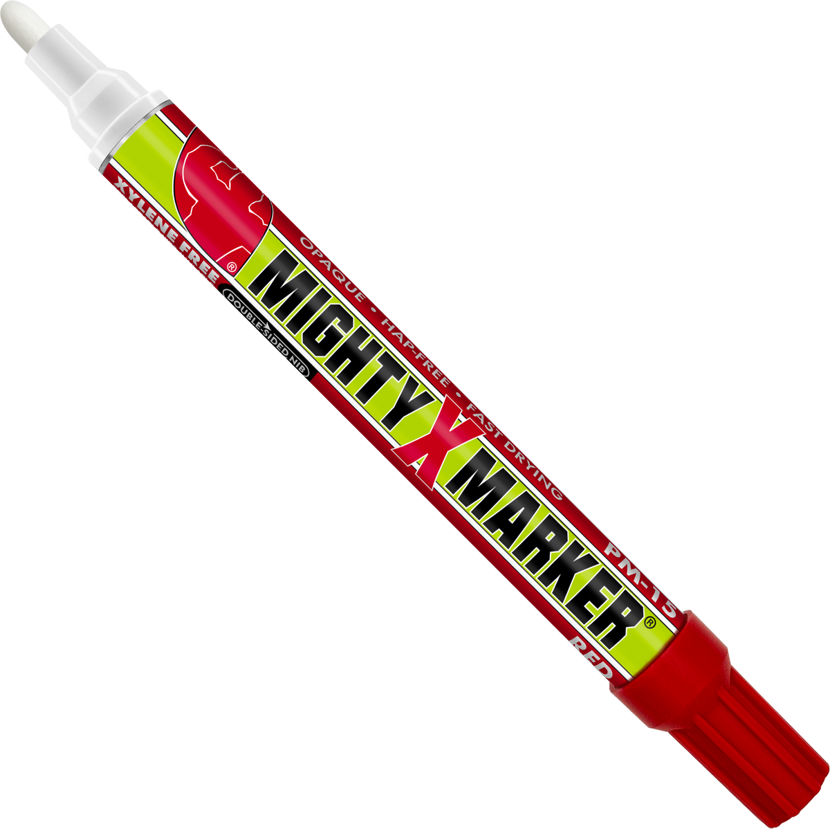 PM-15 Red Mighty Marker on a red background