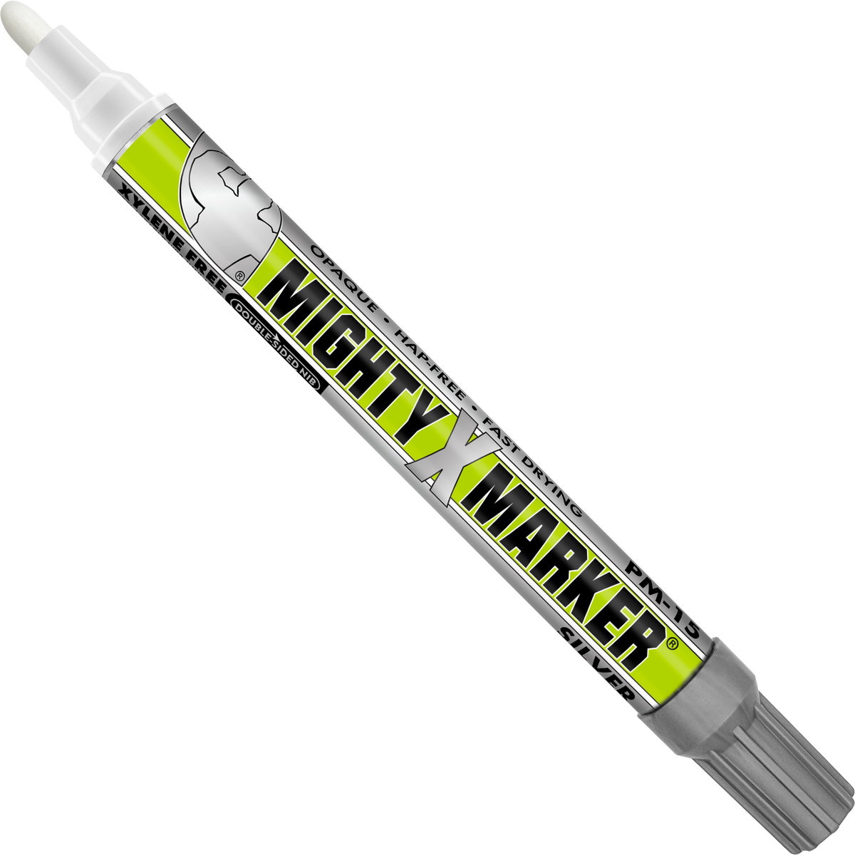 PM-15 Silver Mighty Marker on a white background