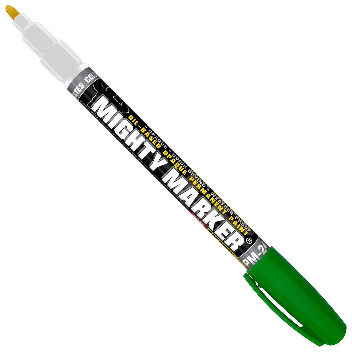 PM-24 Green Mighty Marker on a white background