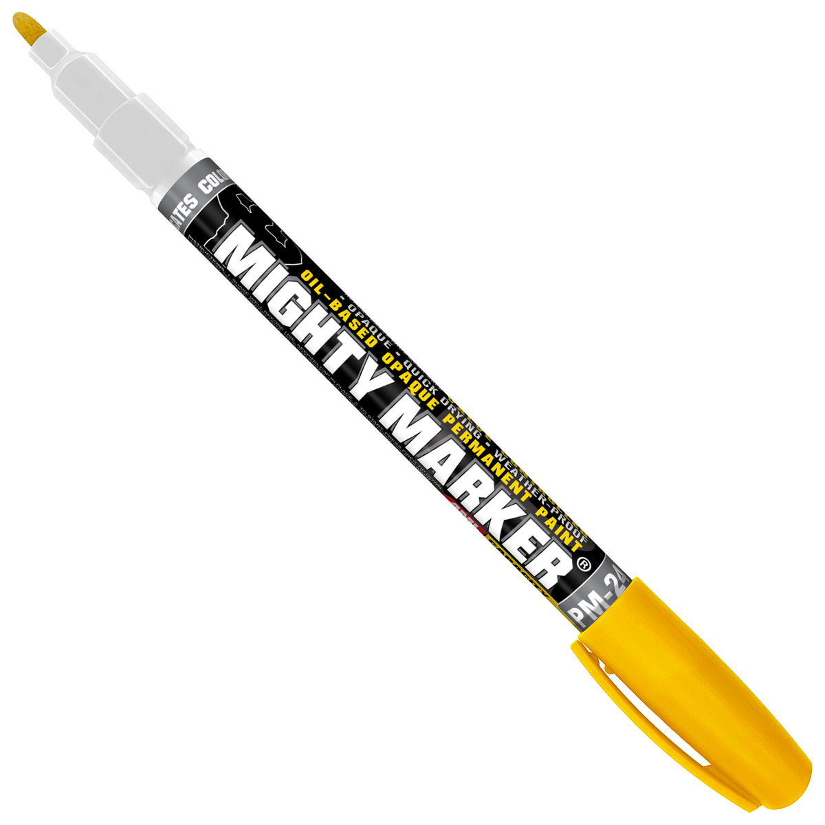 PM-24 Yellow Mighty Marker on a white background