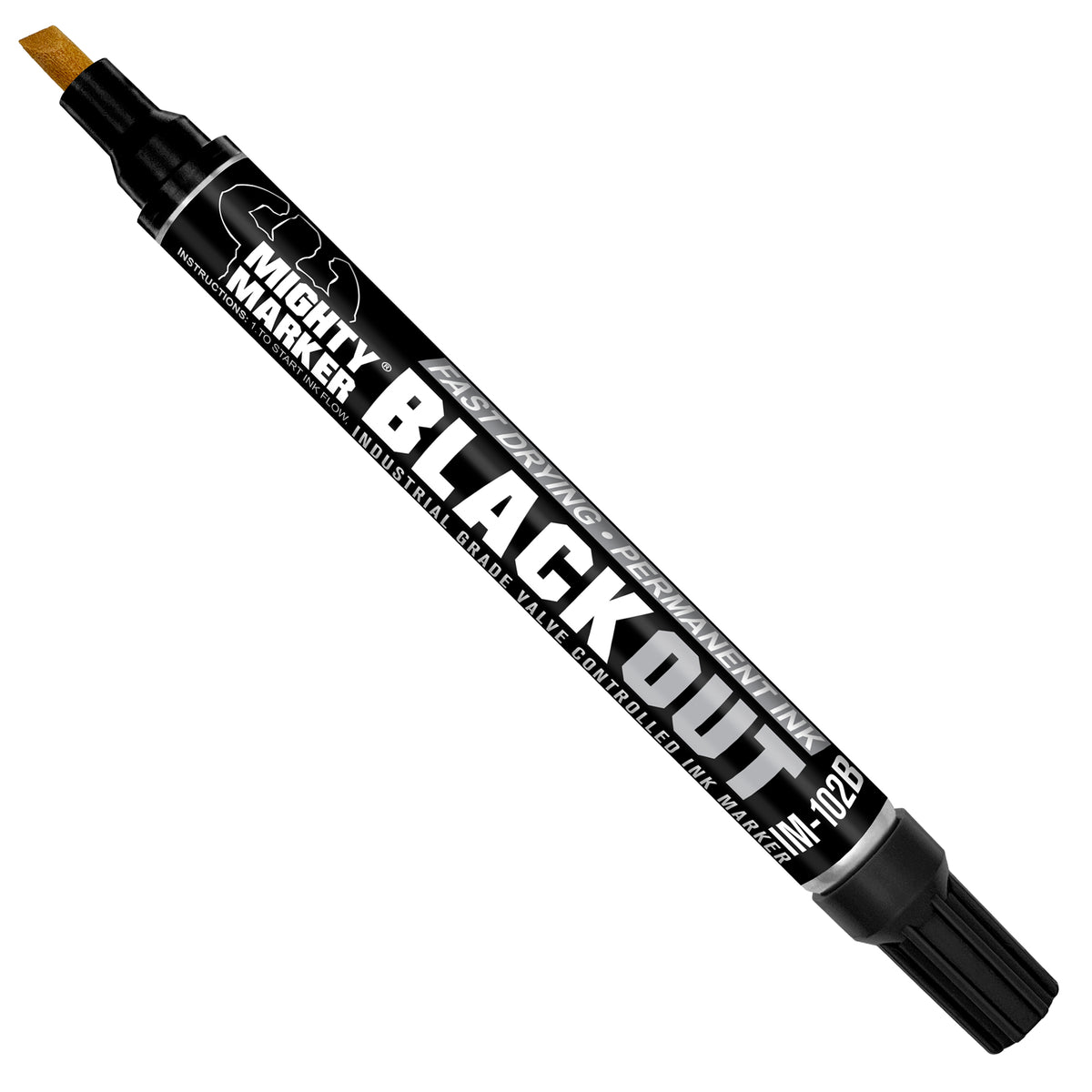 IM-102 Mighty Marker Blackout Pen - Broad line