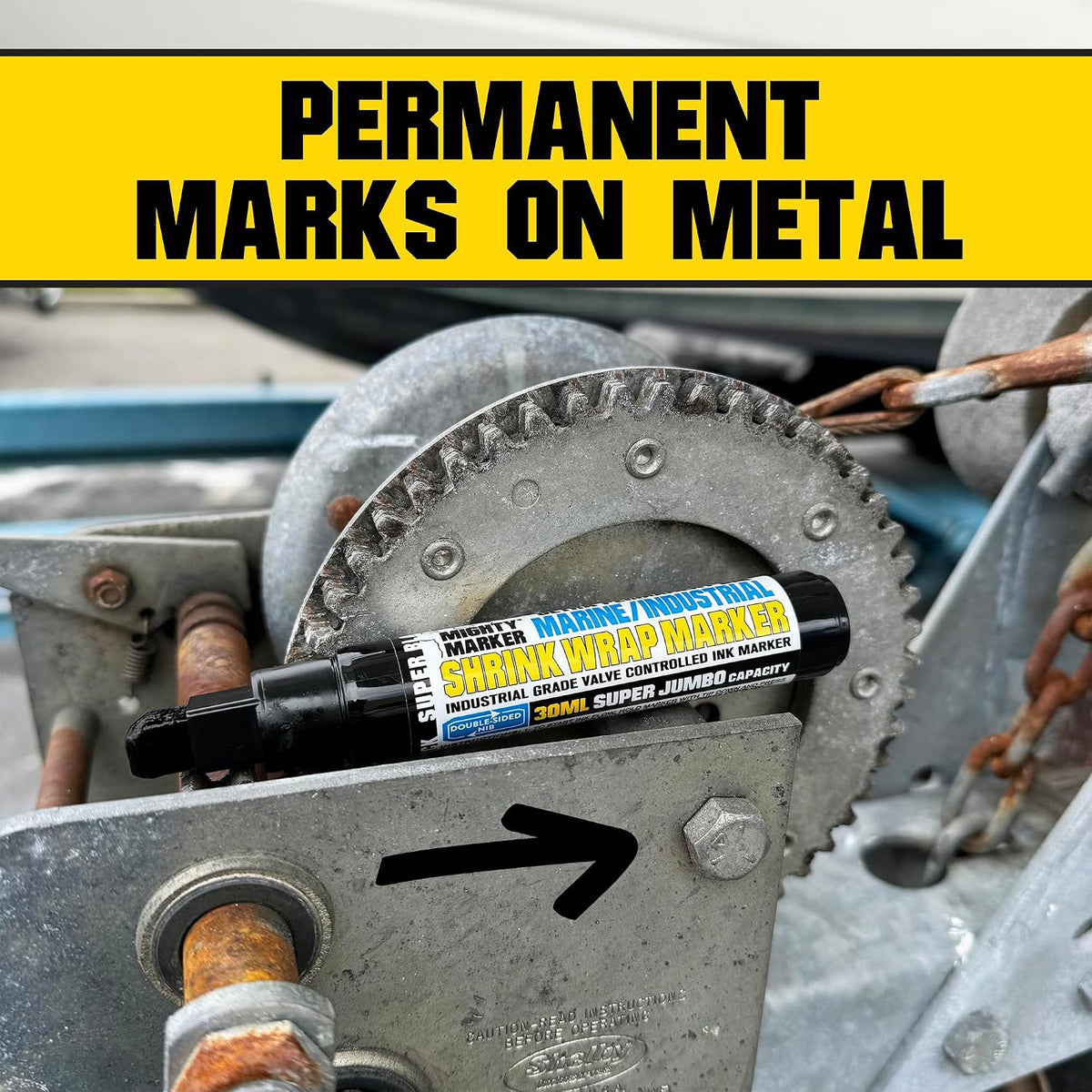 IM-81 Mighty Marker® Marine and Industrial Shrink Wrap Marker