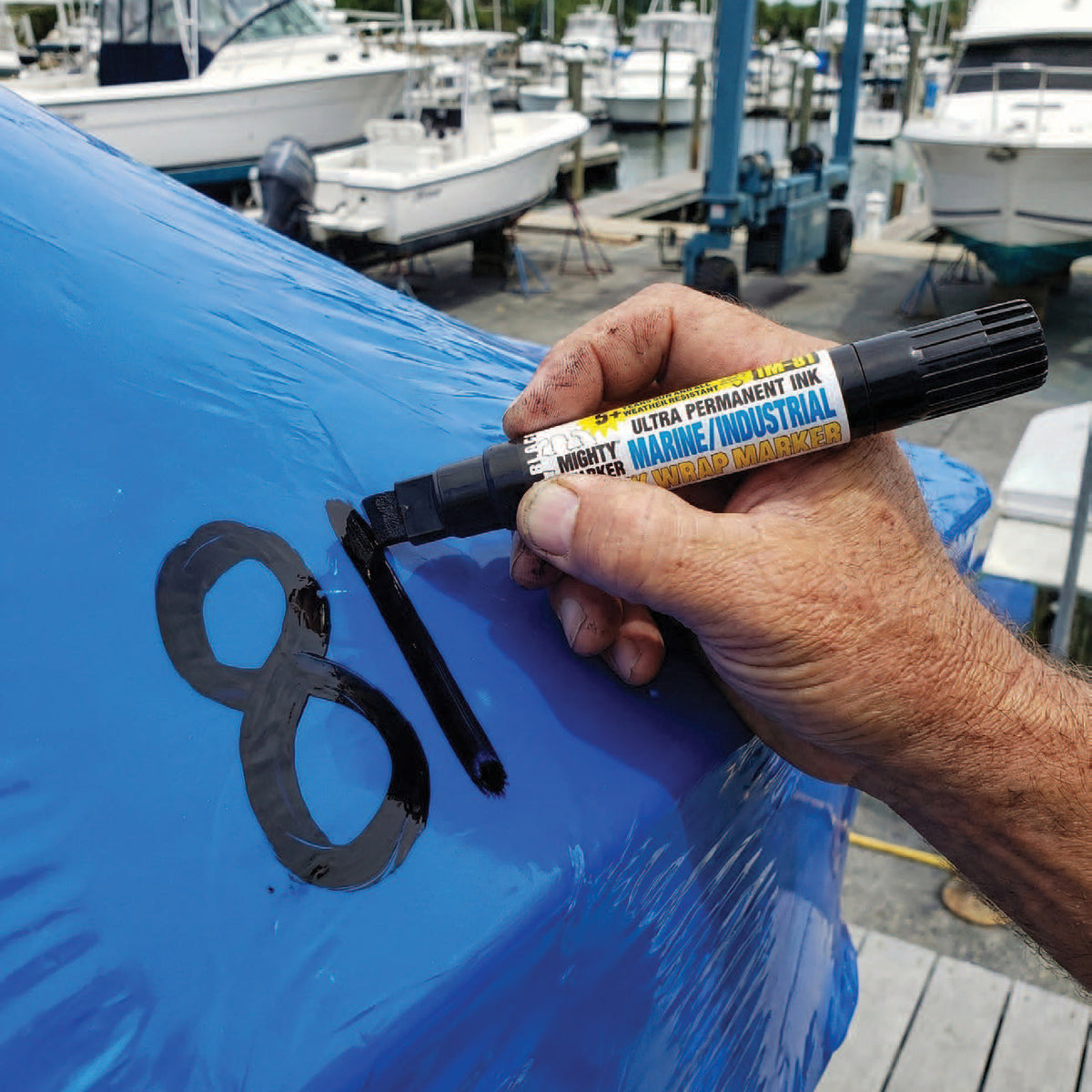 IM-81 Mighty Marker® Marine and Industrial Shrink Wrap Marker