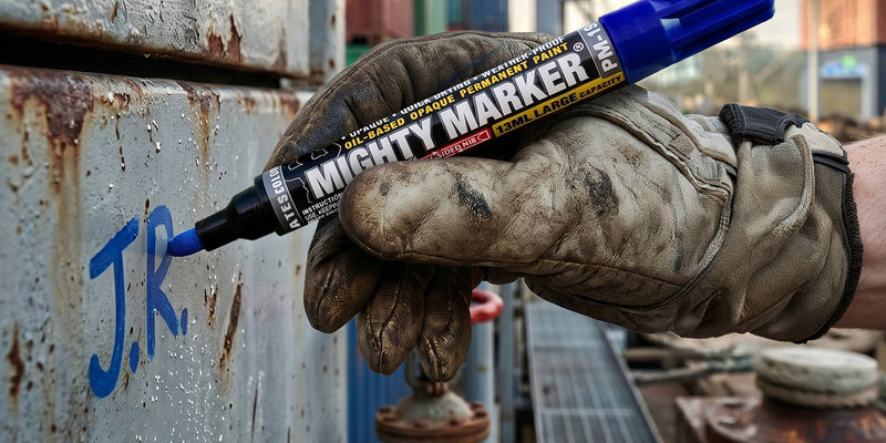 Mighty Marker® Oil-Based | Arro-Mark® - Bonds to Any Surface