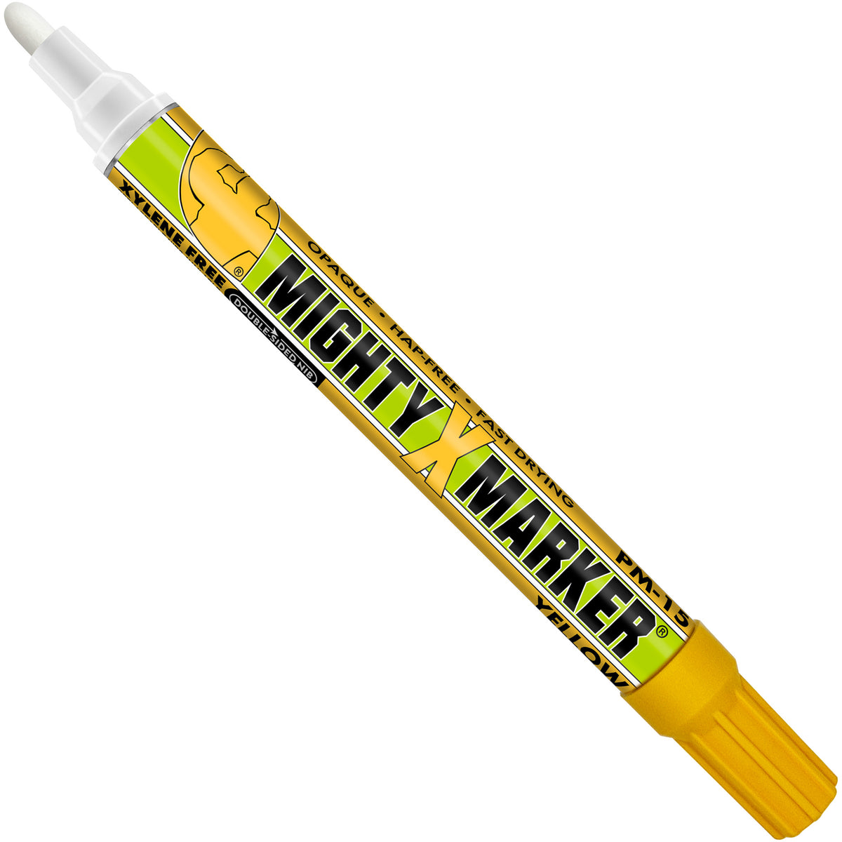 PM-15 Yellow Mighty X Marker on a white background
