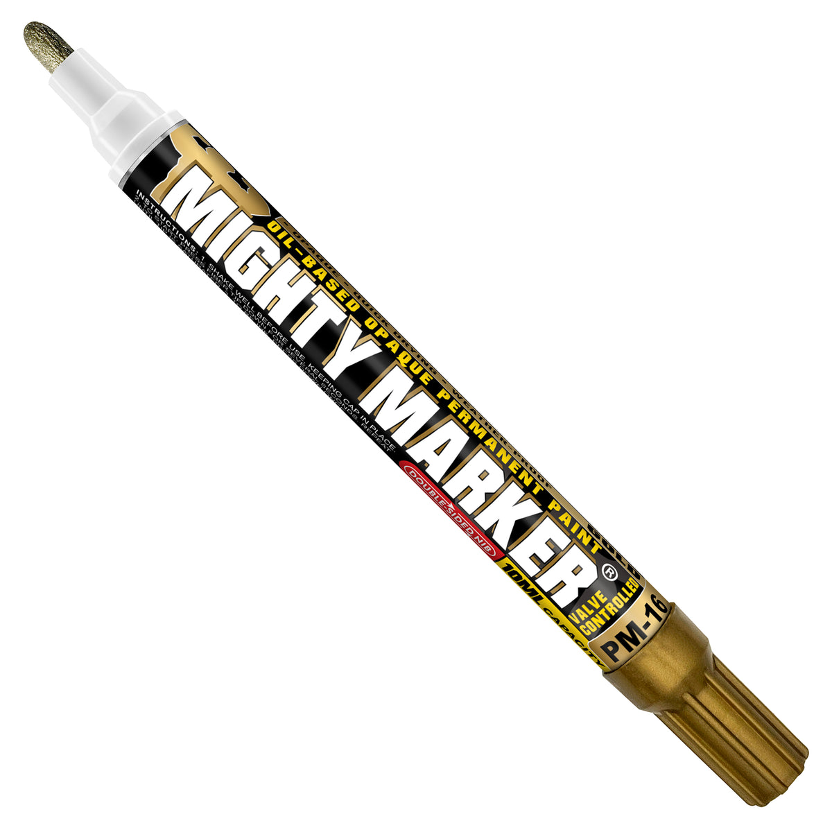 PM-16 Gold Mighty Marker on a white background