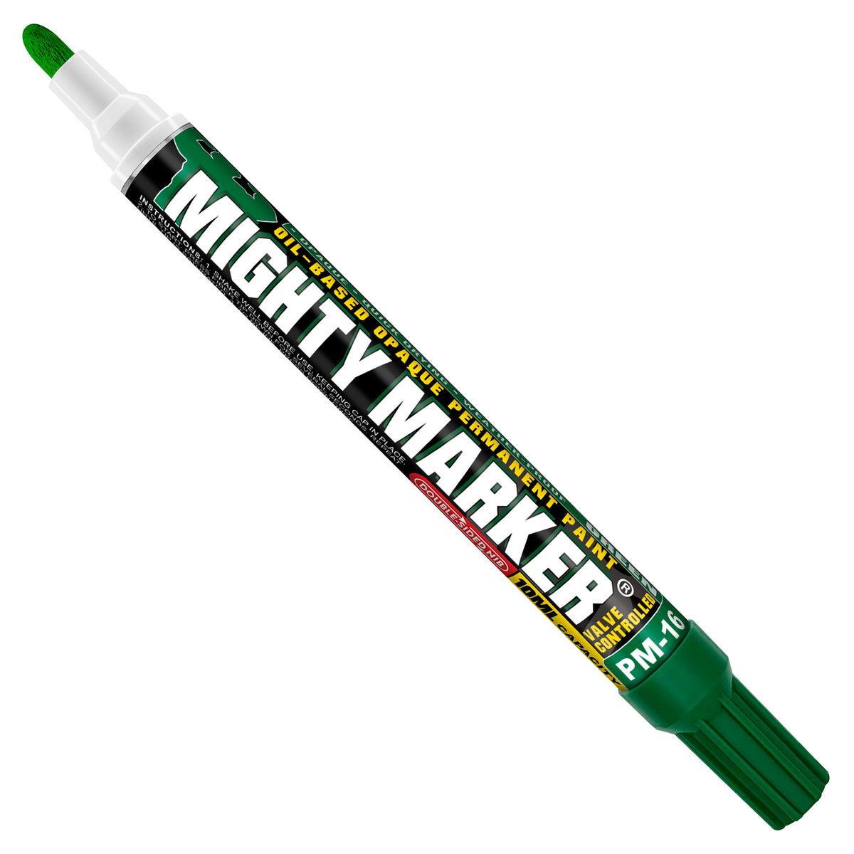 PM-16 Green Mighty Marker on a white background