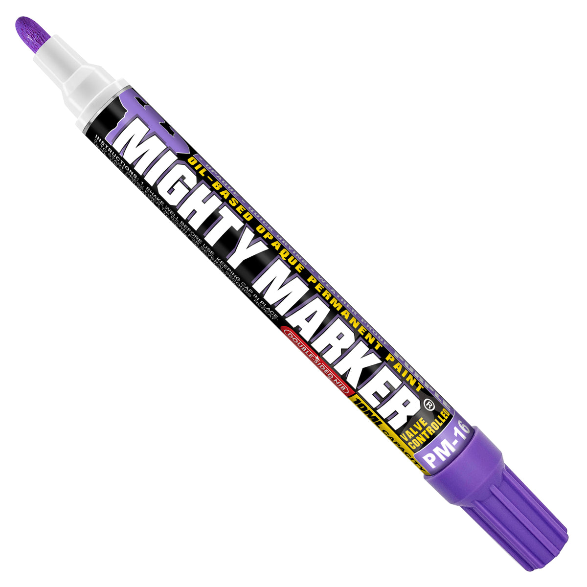 PM-16 Purple Mighty Marker with visible brand name on a white background